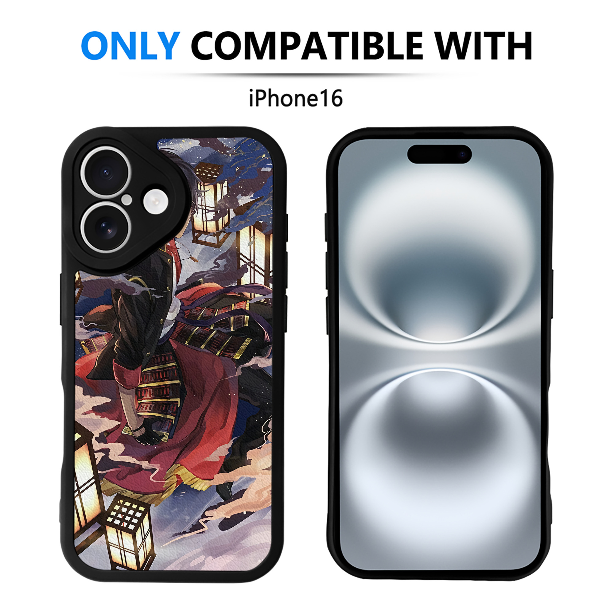 （画像用） 刀剣乱舞 Touken Ranbu 【iPhone 16シリーズ対応】シリコンスマホケース（レザー調） 材質：シリコン